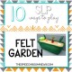 10 SLP Ways to Play: Felt Garden Edition
