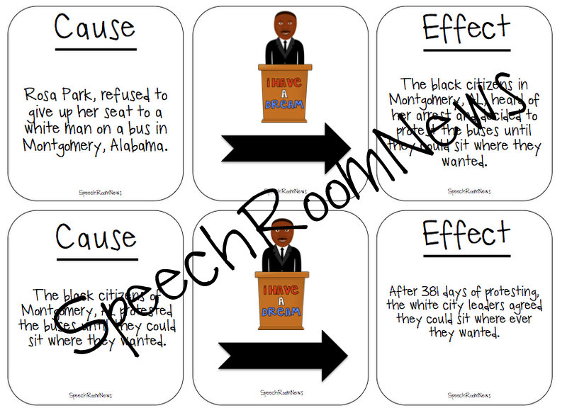 cause and effect speech