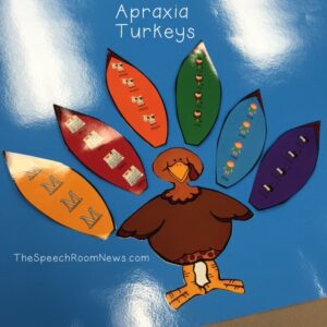Apraxia Turkeys from Speech Room News. 