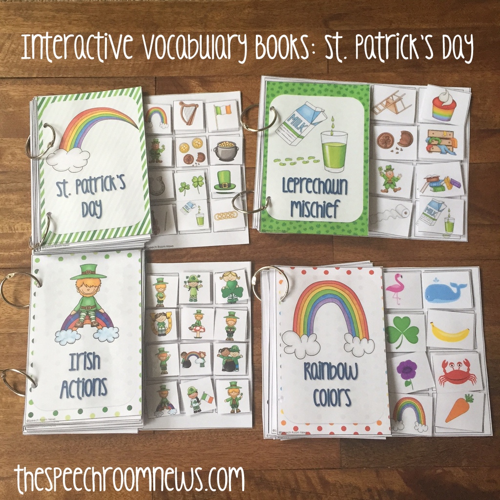 Interactive Vocabulary Books: St. Patrick's Day