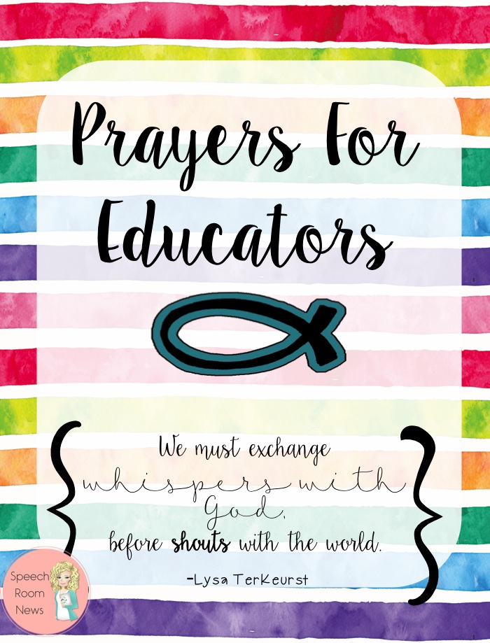 prayers for educators