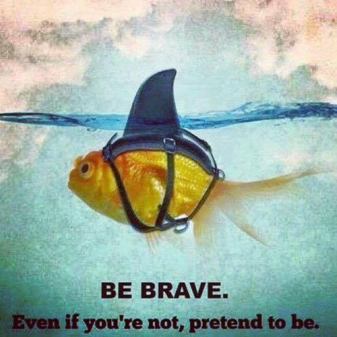 be brave!