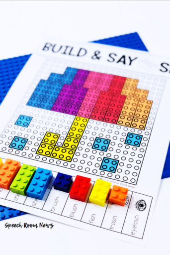 build and say articulation and language activities