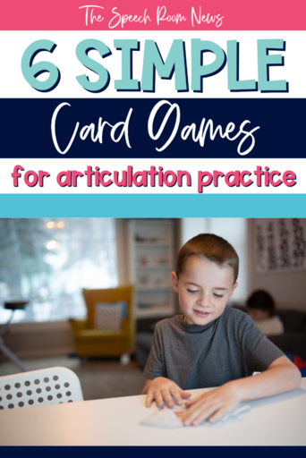 pin-6 simple card games for articulation practice