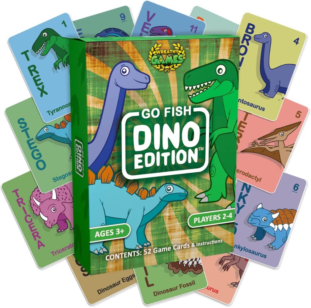 GO Fish: Dinosaur Edition activity for speech therapy