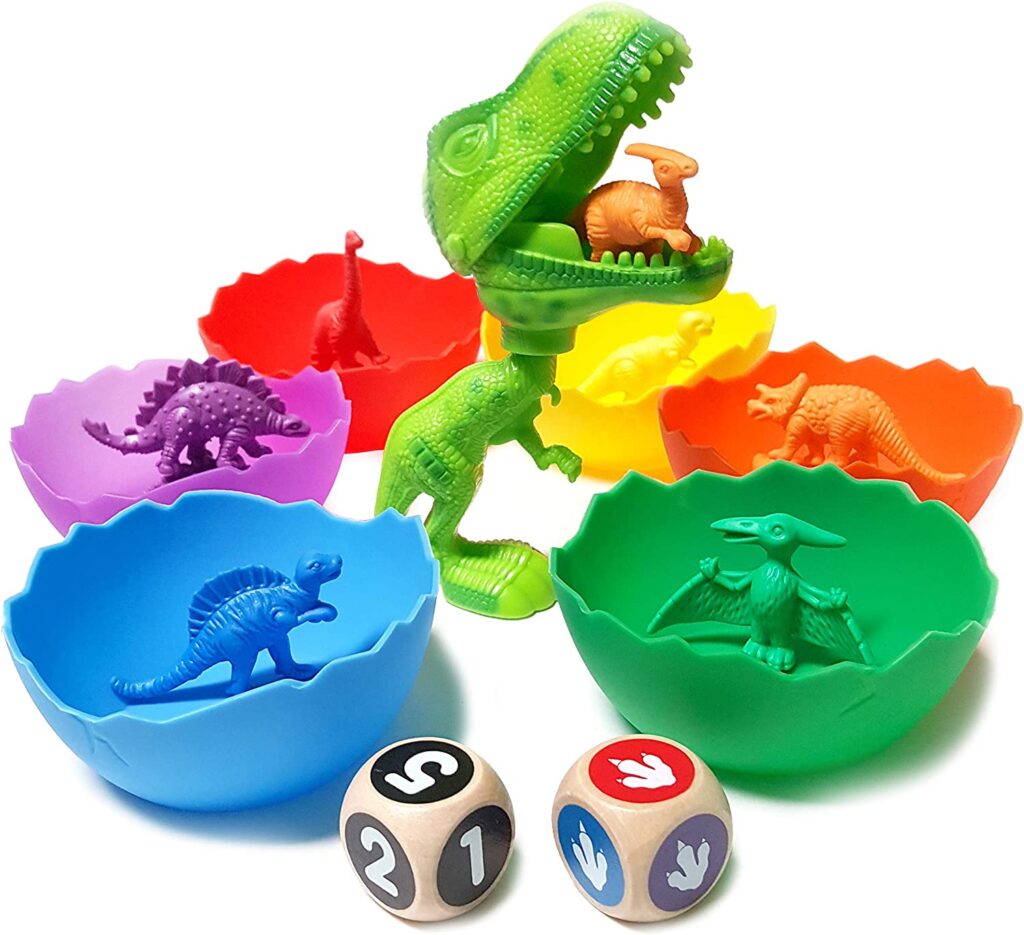 Dinosaur Sorting Activity for speech and language therapy