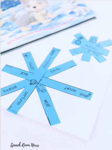 snowflake paper strip craft